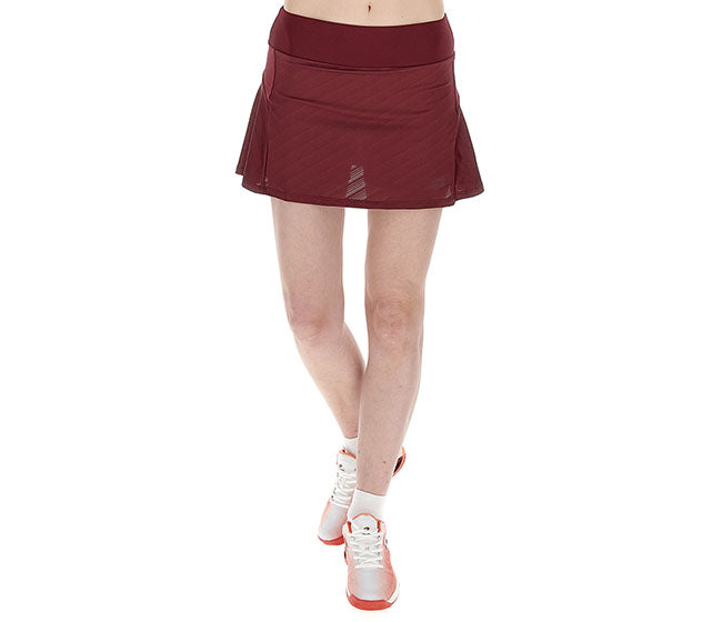 Lotto Tech 1 D3 Skirt (W) (Tawny Red)