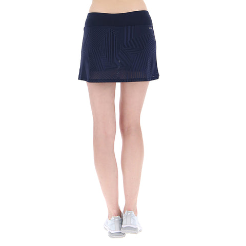 Lotto Superrapida Pickleball V Skirt (W) (Navy)