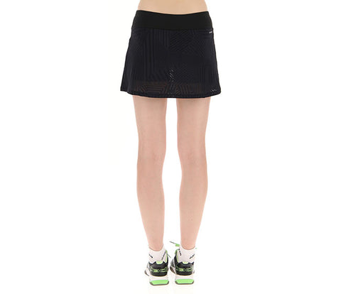 Lotto Superrapida Pickleball V Skirt (W) (Black)