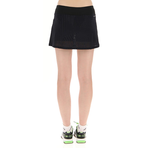 Lotto Superrapida Pickleball V Skirt (W) (Black)