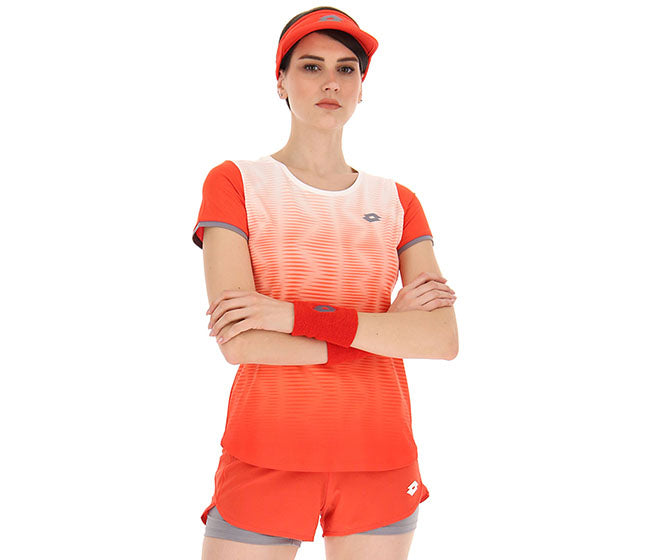 Lotto Top Ten Top Iv Tee 2 (W) (Red Poppy)