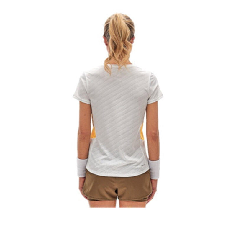 Lotto Tech 1 D4 Tee (W) (White/Yellow)