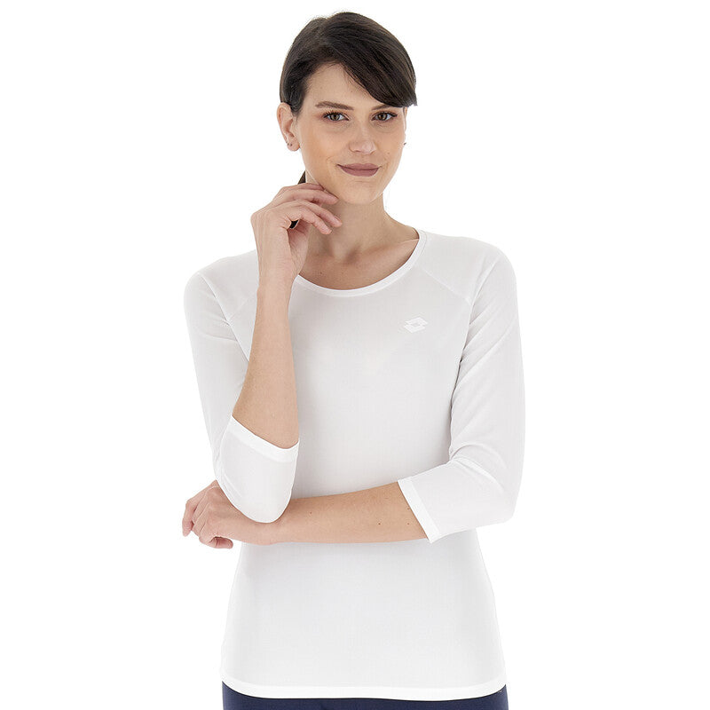 Lotto Core Ii Long Sleeve Tee (W) (White)