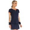 Lotto Superrapida Pickleball V Tee (W) (Navy)