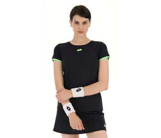 Lotto Superrapida Pickleball V Tee (W) (Black)