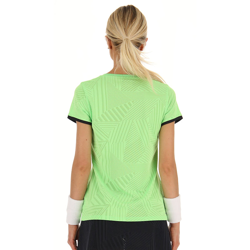 Lotto Superrapida Pickleball V Tee (W) (Green) Lotto