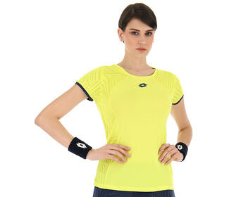 Lotto Superrapida Pickleball V Tee (W) (Yellow)