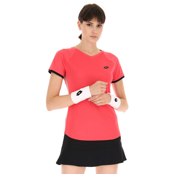 Lotto Superrapida Pickleball Vi Tee (W) (Fuchsia)
