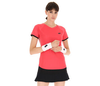 Lotto Superrapida Pickleball Vi Tee (W) (Fuchsia)