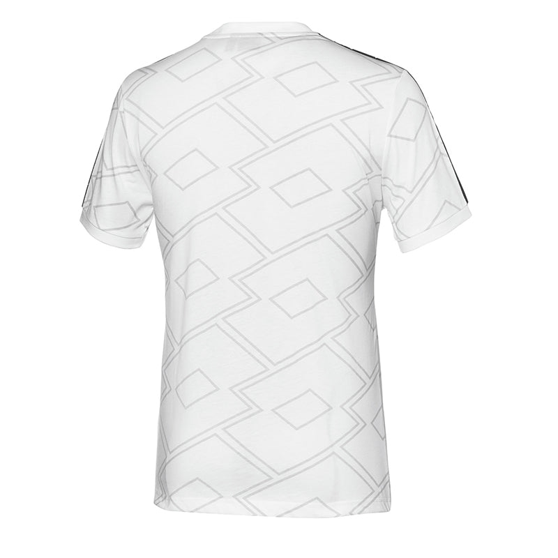 Lotto Athletica Classic Ii Printed Tee (M) (White)