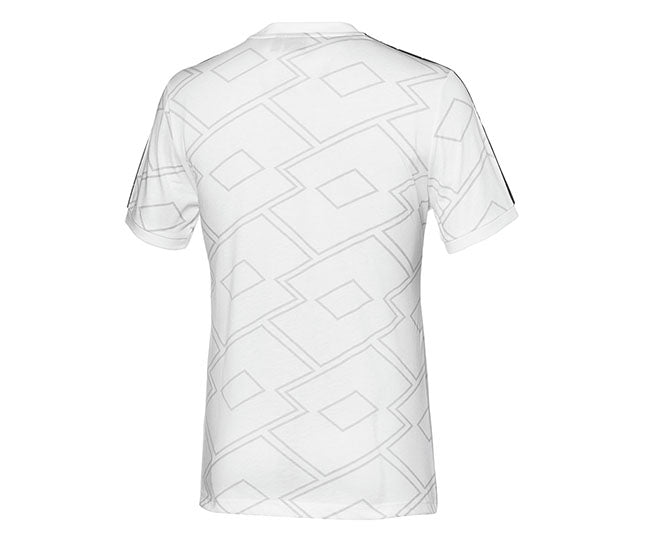 Lotto Athletica Classic Ii Printed Tee (M) (White)