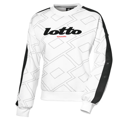 Lotto Athletica Classic Ii Printed Sweatshirt (W) (White) Lotto CLZWJ0-WHT-XS