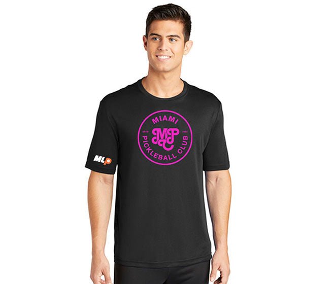 Mlp Miami Pickleball Club Tee (M) (Black)
