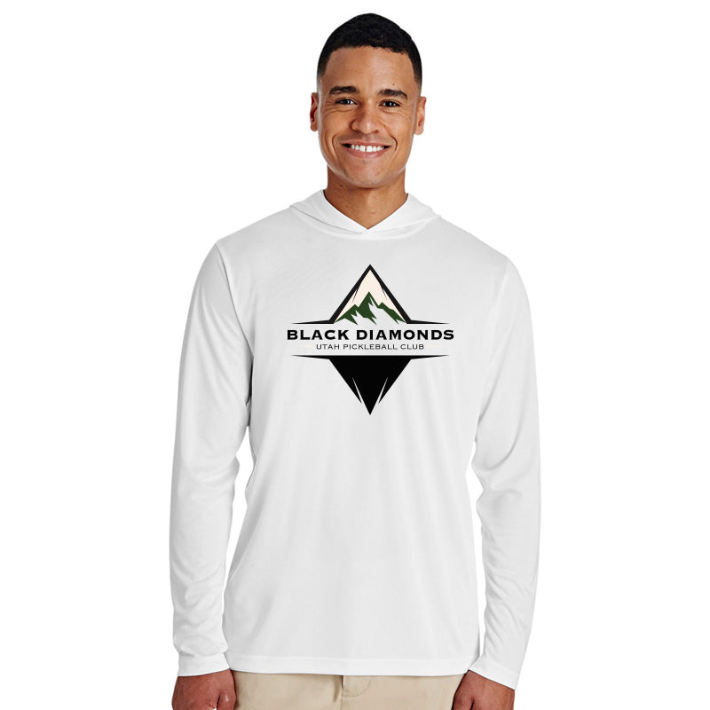 Mlp Utah Black Diamonds Performance Hoodie (White)