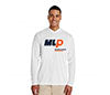 Mlp Performance Long Sleeve Hooded Tee (M) (White)