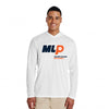 Mlp Performance Long Sleeve Hooded Tee (M) (White)