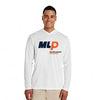 Mlp Performance Long Sleeve Hooded Tee (M) (White)