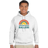 Mlp Austin Pickleballers Hooded Sweatshirt (M) (White)