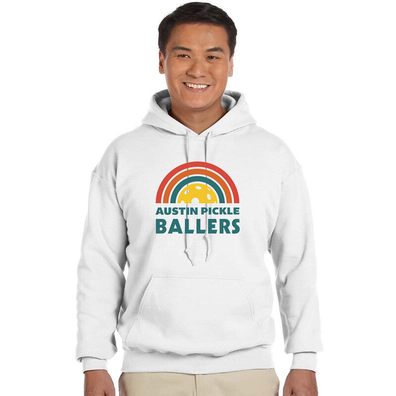 Mlp Austin Pickleballers Hooded Sweatshirt (M) (White)