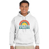 Mlp Austin Pickleballers Hooded Sweatshirt (M) (White)
