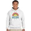 Mlp Austin Pickleballers Hooded Sweatshirt (M) (White)