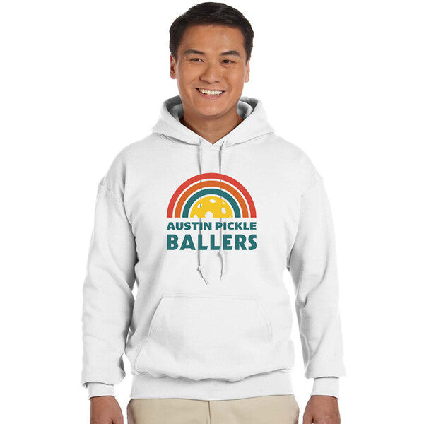 Mlp Austin Pickleballers Hooded Sweatshirt (M) (White)