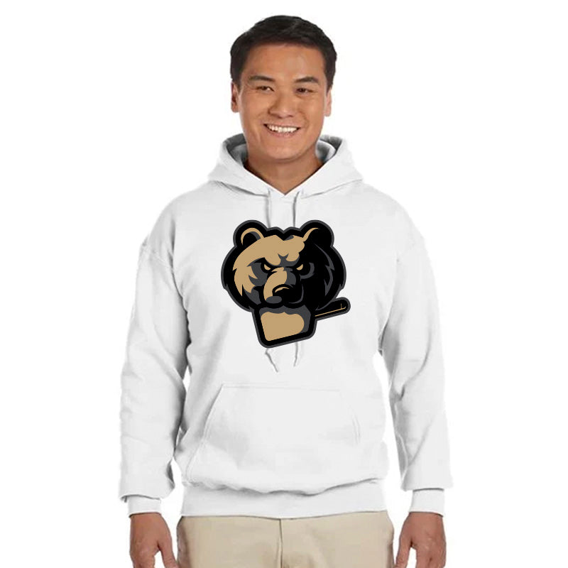 Mlp Blqk Bears Hooded Sweatshirt (M) (White)