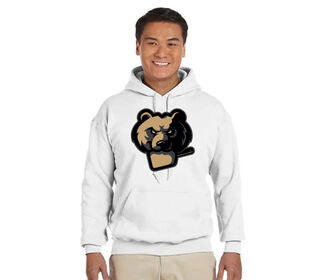 Mlp Blqk Bears Hooded Sweatshirt (M) (White)