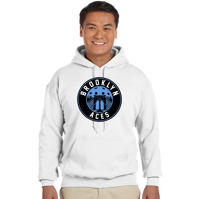 Mlp Brooklyn Aces Hooded Sweatshirt (M) (White)