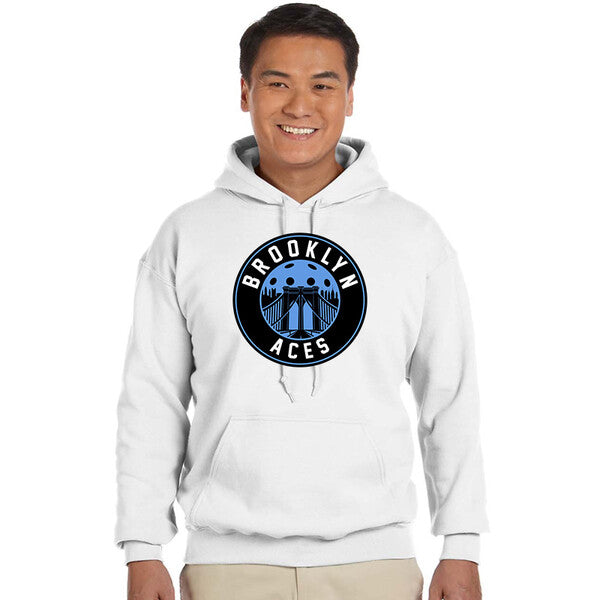 Mlp Brooklyn Aces Hooded Sweatshirt (M) (White)