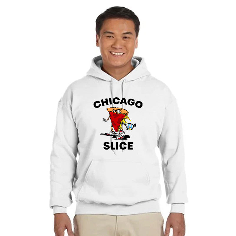 Mlp Chicago Slice Hooded Sweatshirt (M) (White)
