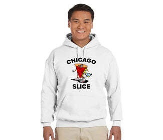 Mlp Chicago Slice Hooded Sweatshirt (M) (White)
