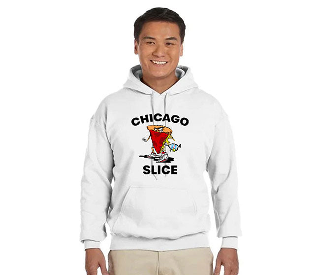 Mlp Chicago Slice Hooded Sweatshirt (M) (White)