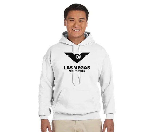 Mlp Las Vegas Night Owls Hooded Sweatshirt (M) (White)