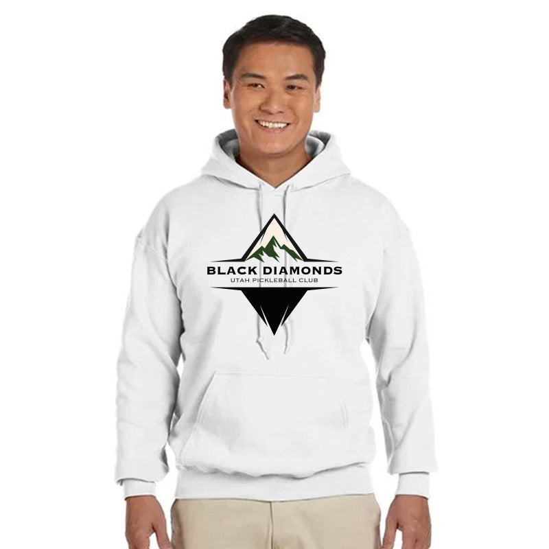 Mlp Utah Black Diamonds Hooded Sweatshirt (M) (White)