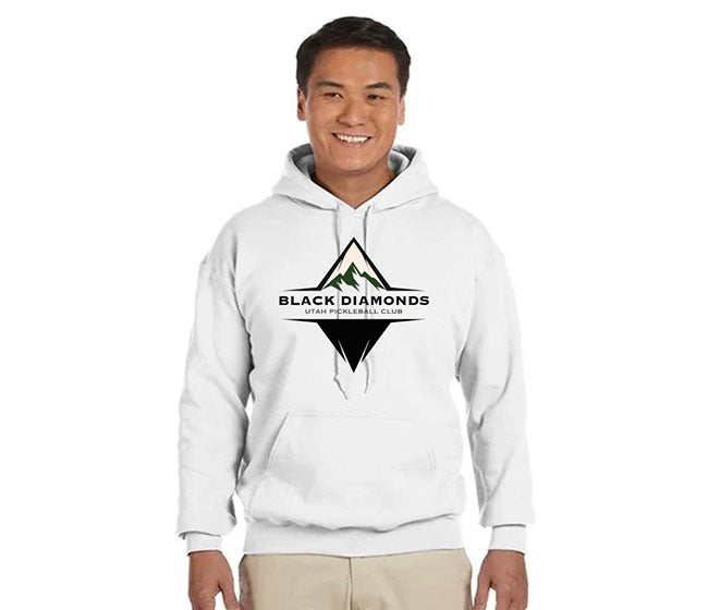 Mlp Utah Black Diamonds Hooded Sweatshirt (M) (White)