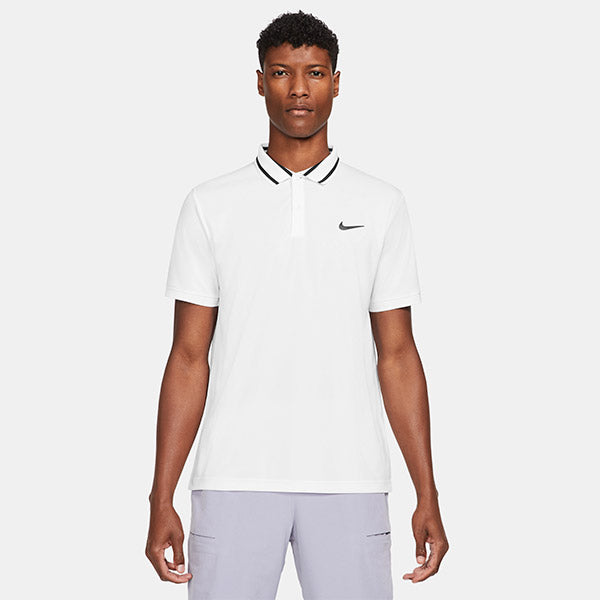 Nike Court Dri-Fit Victory Pique Polo (M) (White)