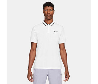 Nike Court Dri-Fit Victory Pique Polo (M) (White)