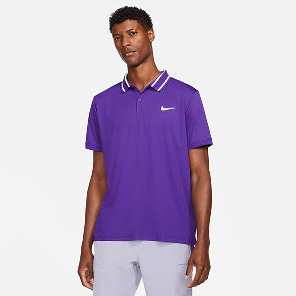 Nike Court Dri-Fit Victory Pique Polo (M) (Purple)
