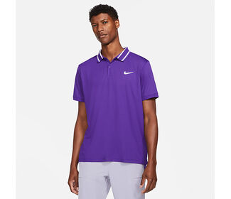 Nike Court Dri-Fit Victory Pique Polo (M) (Purple)