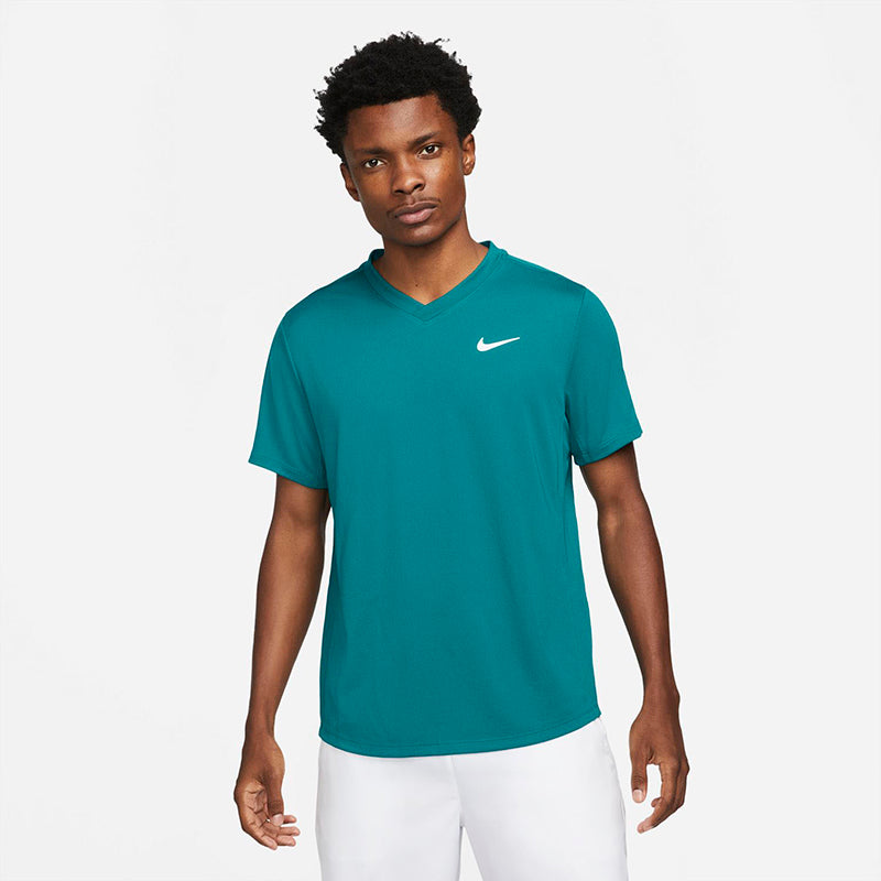 Nike Court Drifit Victory Top (M) (Green) Nike
