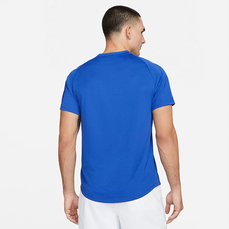 Nike Court Drifit Victory Top (M) (Royal) Nike