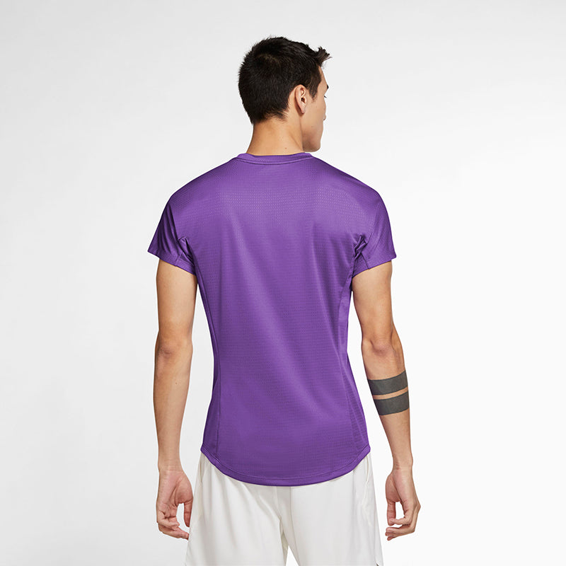 Nike Rafa Challenger Short Sleeve Top (M) (Wild Berry)