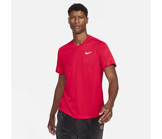 Nike Court Drifit Victory Top (M) (Red)