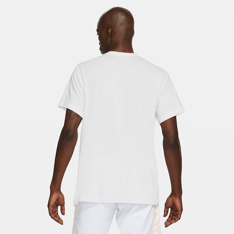 Nike Court Rafa Clay Tee (M) (White/Navy) Nike