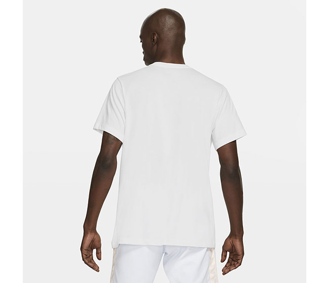 Nike Court Rafa Clay Tee (M) (White/Navy)