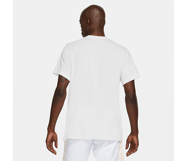 Nike Court Rafa Clay Tee (M) (White/Navy)