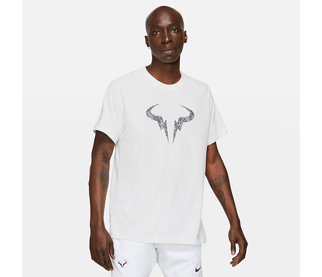 Nike Court Rafa Clay Tee (M) (White/Navy)