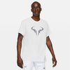 Nike Court Rafa Clay Tee (M) (White/Navy)