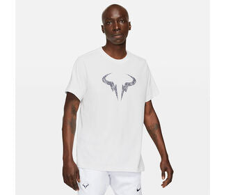 Nike Court Rafa Clay Tee (M) (White/Navy)
